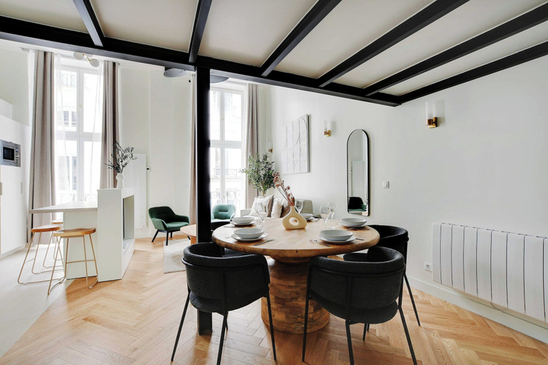 Dining 4, Charming Apartment - 1br/5p - Quartier du Mail, Paris