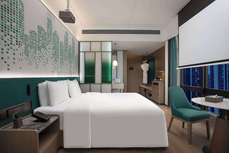 Bedroom 4, Wingate By Wyndham Zhuhai Gongbei Port, Zhuhai
