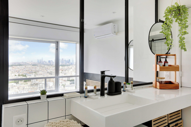 Bathroom 3, Exceptional View of Paris With A/C - 2bd/4p, Paris