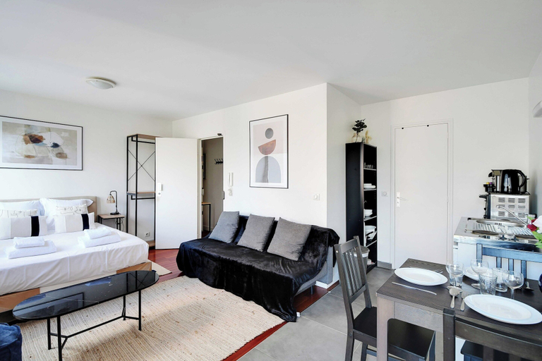Room 2, Stunning Studio - 4P - La Villette, Paris