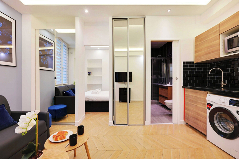 Private kitchen 5, Serene Apartment - 1br/4p - Place de la Bastille, Paris