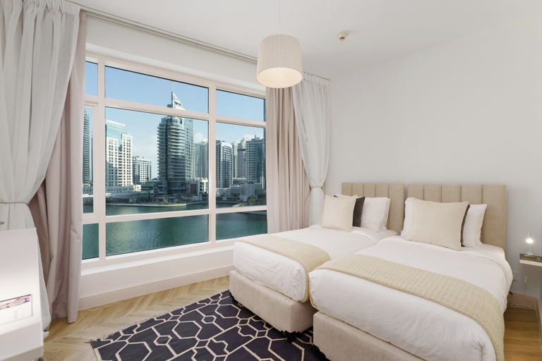 Bedroom 3, Maison Privee - Blissful Living w/ Dubai Marina Waterfront Views, Dubai