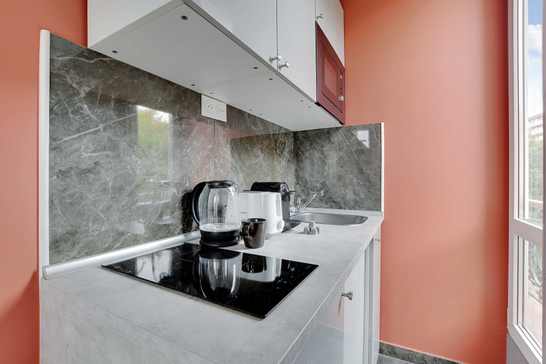 Private kitchen 5, Serein Studio -2p- Porte Saint-martin, Paris