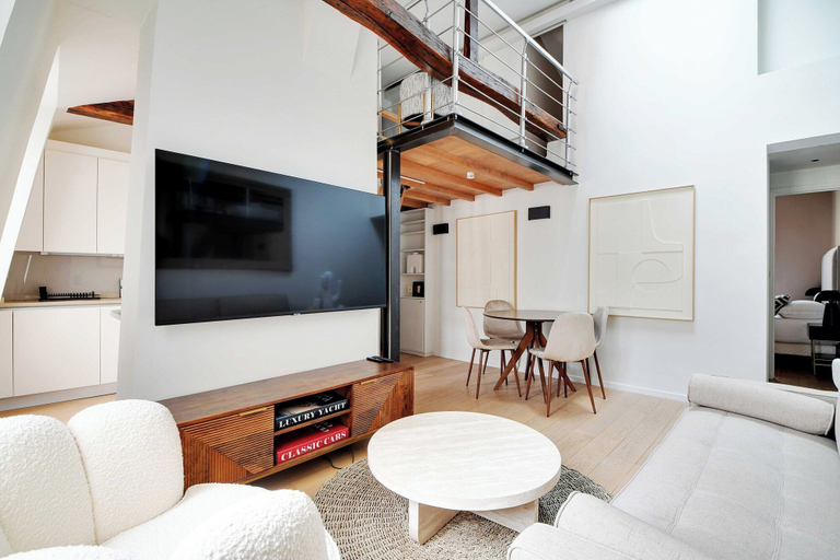 Living area 4, Charming 2br/5p - Eiffel Tower - Trocadero, Paris
