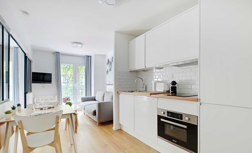 Private kitchen 5, Cosy apartment - 1BR/4P - Montmartre/Sacré-Cœur, Paris