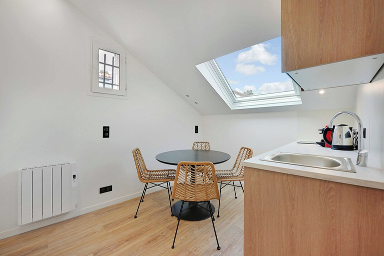 Private kitchen 2, Bright and Charming apt - 1bd/2p - Aubervilliers, Seine-Saint-Denis