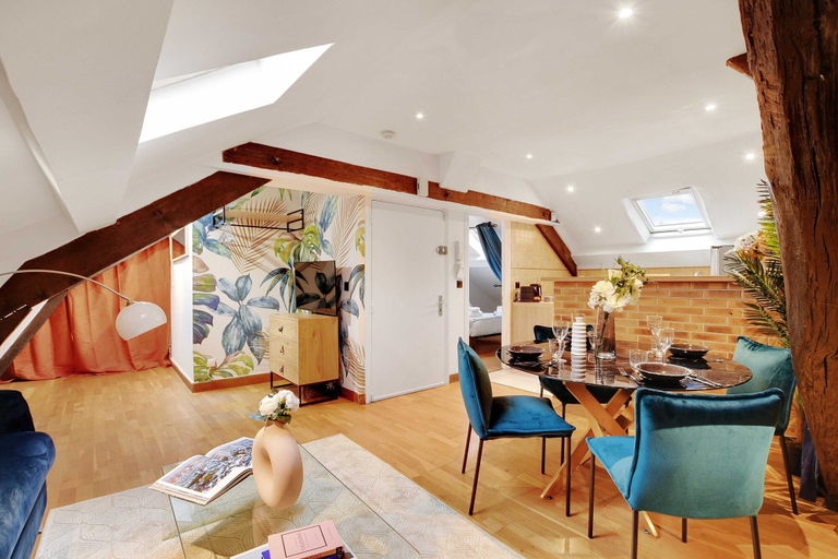Dining 3, Comfortable Apartment - 2br/6p - Batignolles, Paris