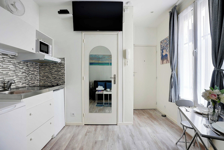Private kitchen 3, Comfortable studio - 2P - Necker, Paris