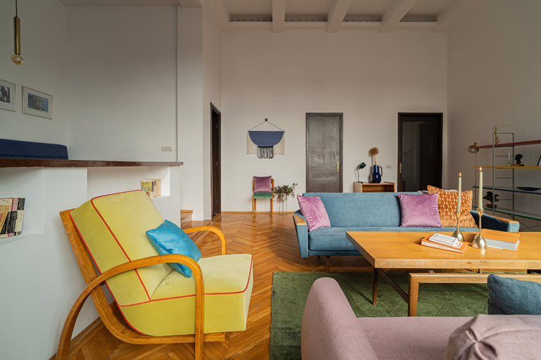 Bedroom 2, Spacious 3BR Atrium Penthouse Balcony Cismigiu, Municipiul Bucuresti