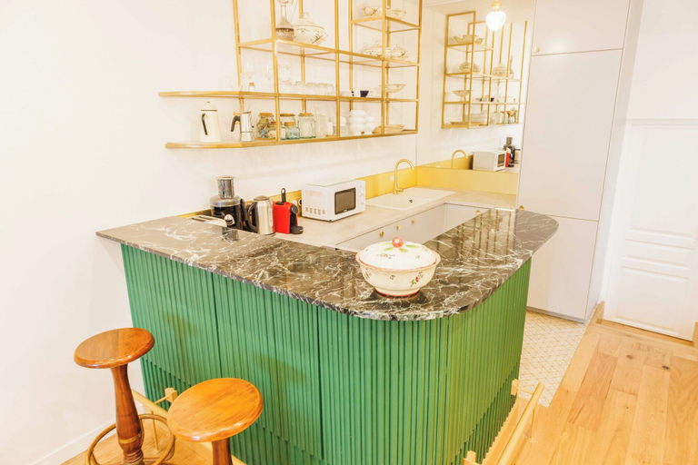 Private kitchen 3, Charming Apartment in Montparnasse - 2p/1br, Paris
