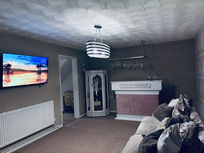 Living area, House - Sleeps 6, Hot-tub & Free Parking, Lancashire