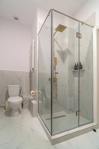Bathroom 3, Loggia & Luxe 4BR Penthouse in Universitatii Area, Municipiul Bucuresti