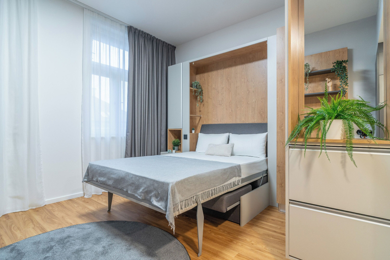 Bedroom 2, City Pop 2Night Prague - Self check-in, Praha 1