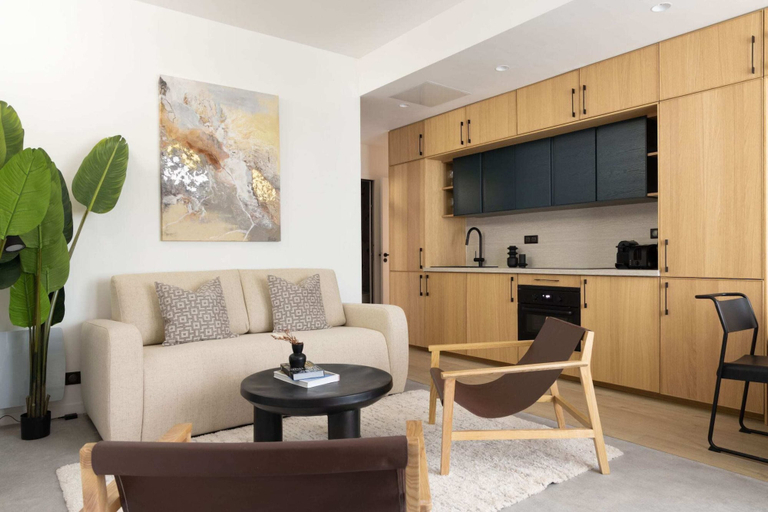 Living area 2, Elegance & Comfort With A/C in the Heart of 11th, Paris