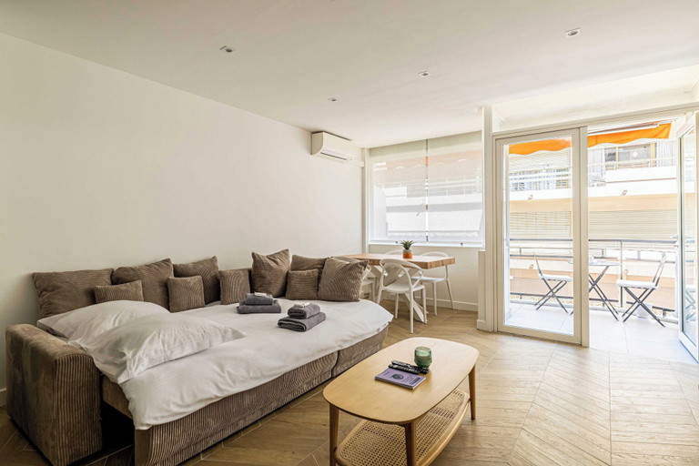 Bedroom 2, Cozy renovated apartment - Martinez, Alpes-Maritimes