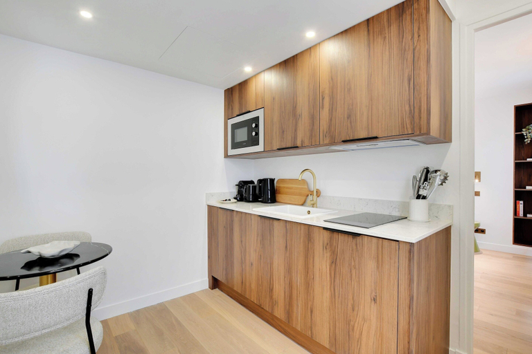 Private kitchen 5, Superb apartment with AC-1BR/2P-Le Marais, Paris
