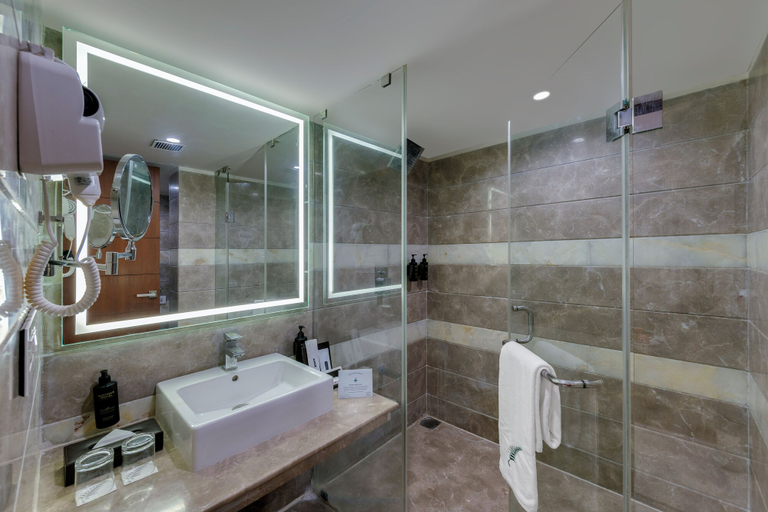 Bathroom 3, The Fern Residency Ahmedabad, Ellisbridge, Series by Marriott, Ahmadabad