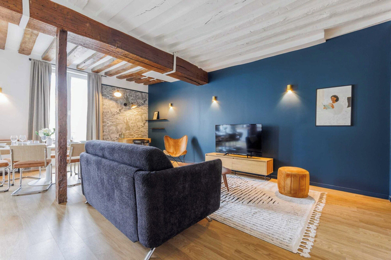 Living area 5, Chic Apartment - 2br/6p - Jardin du Luxembourg, Paris