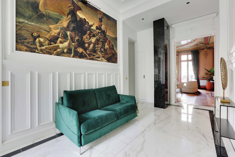 Living area 4, Exceptional Property - 4br/12p - Parc Monceau, Paris