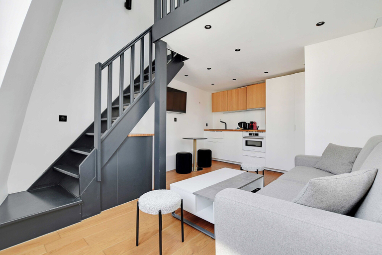 Private kitchen 4, Welcoming apt with ac - 1bd/4p - le marais, Paris