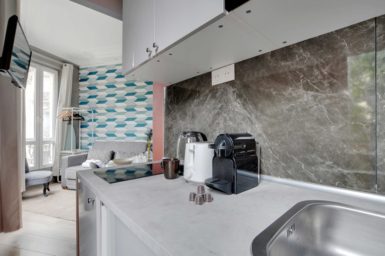 Private kitchen 2, Serein Studio -2p- Porte Saint-martin, Paris