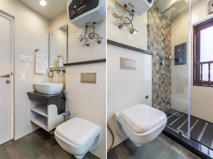 Bathroom 4, Treebo Varuna with Mountain View, Mall Road, Shimla