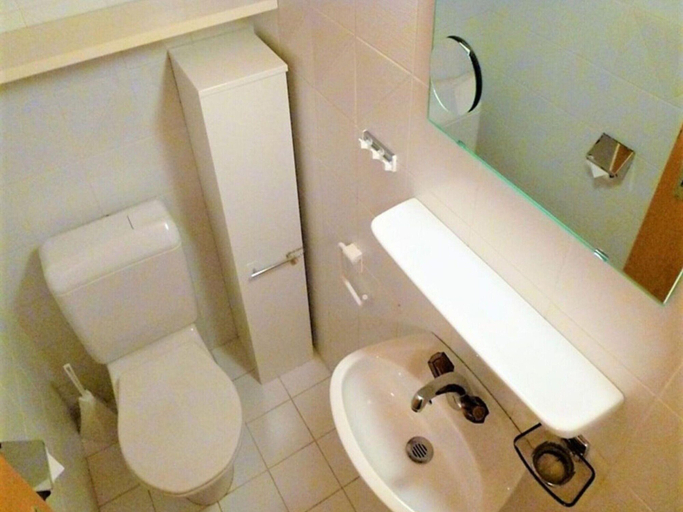 Bathroom 2, Apartment With Balcony and Mountains, Sion