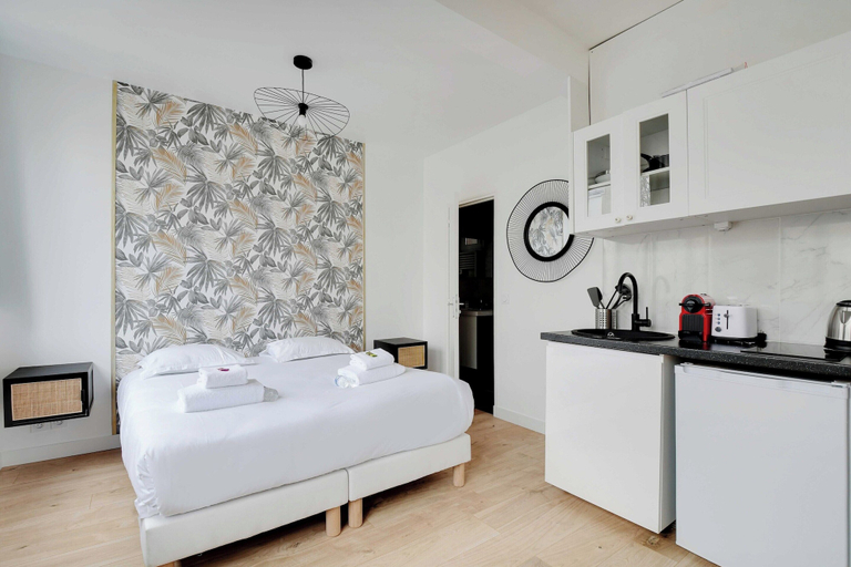 Room 5, Beautiful Studio - 2P - Parc de Belleville, Paris