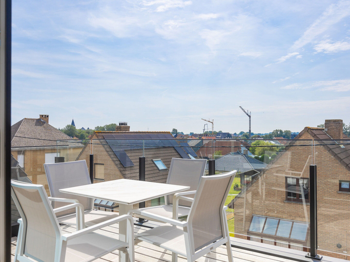 View from property 5, Newly Built Rooftop Flat With Sun-facing Terrace, West-Vlaanderen