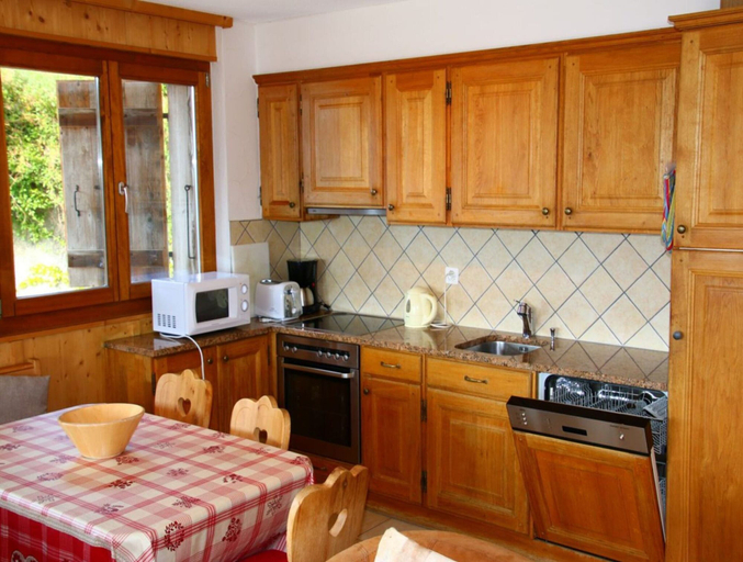 Private kitchen, Balcons du Soleil Y3 310 Quiet Apartment 6 Pers, Conthey