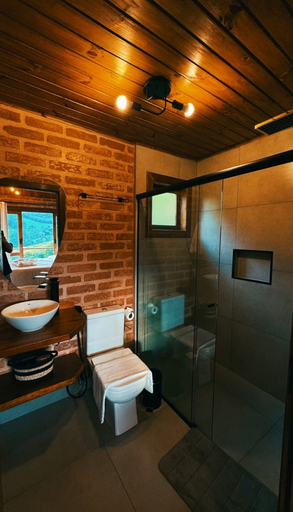 Bathroom, Chalé eu na montanha, Santo Antônio do Pinhal