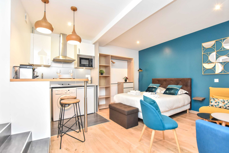 Private kitchen 3, Modern Studio in the Heart of Paris, Paris