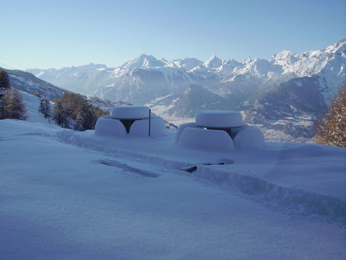Exterior 4, Chalet in Veysonnaz With hot tub, Conthey