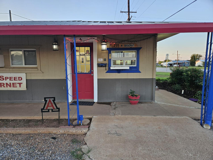 Lobby, Budget Inn of Aspermont Texas, Stonewall