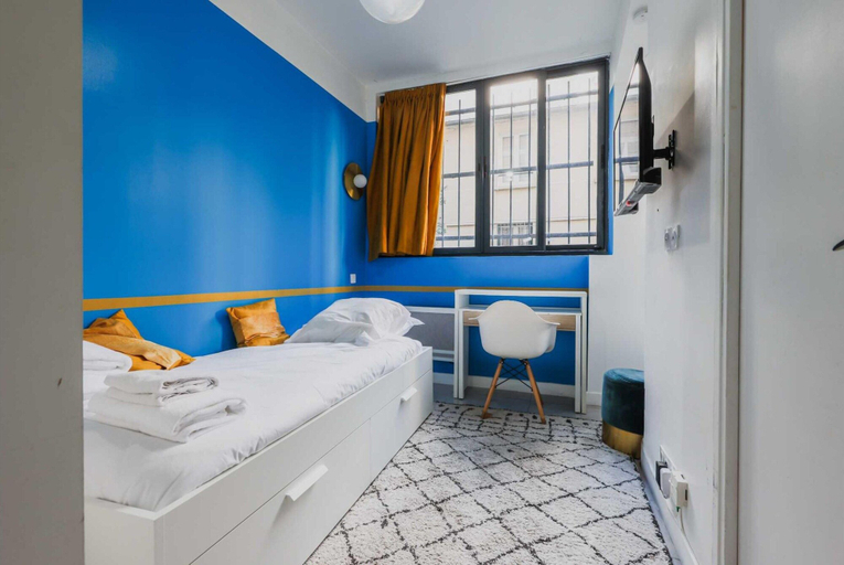 Bedroom 2, Cosy Studio - Belleville, Paris
