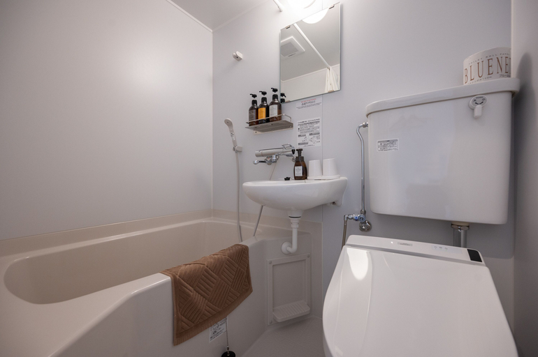 Bathroom 4, Hotel R9 The Yard Oyamatenjin, Oyama