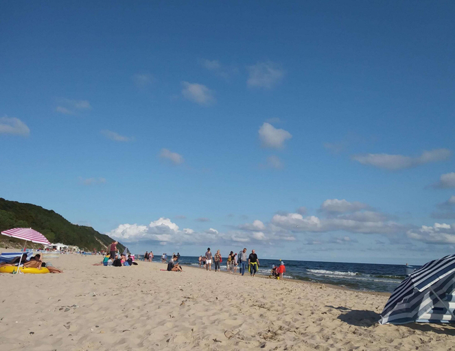 View from property 2, Holiday Home in Dziwnowek Near Beach & Lagoon, Kamień