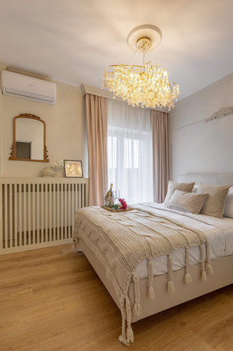 Bedroom 3, Parisian-Inspired 1BR in the Heart of Bucharest - Balcony, AC & Fully Equipped, Municipiul Bucuresti