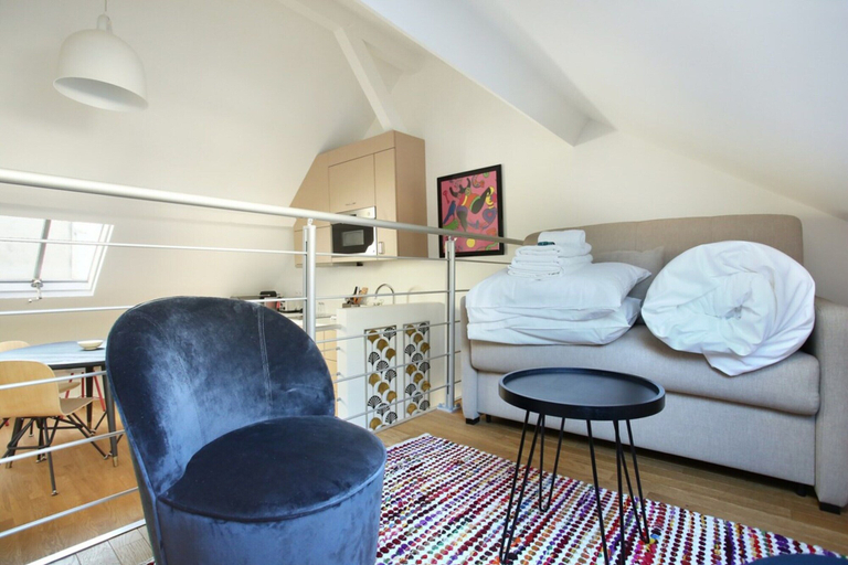 Living area 3, Sublime and new Triplex Le Marais/beaubourg, Paris