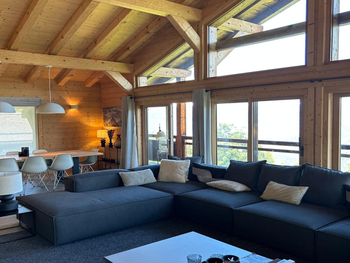 Living area 3, Be Cool Sauna & Luxury Chalet 10 Pers, Hérens