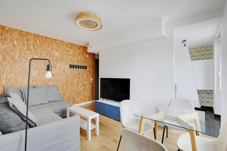 Living room 4, Comfortable Apartment - 1br/4p - Bastille, Paris