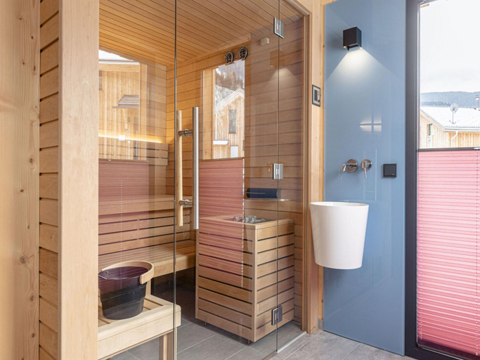 Bathroom 2, Nice Chalet With hot tub, Murau
