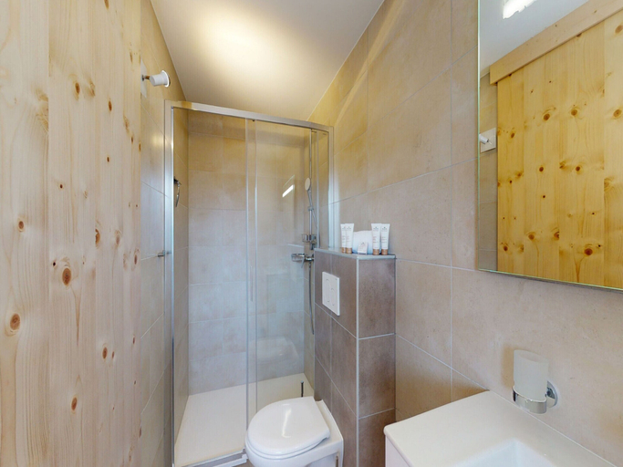 Bathroom 4, Cozy Chalet Amidst Valley With Balcony, Hérens