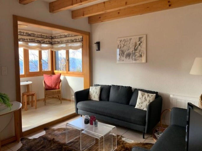 Living area 4, Chalet in the Heart of Valley With Balcony, Conthey