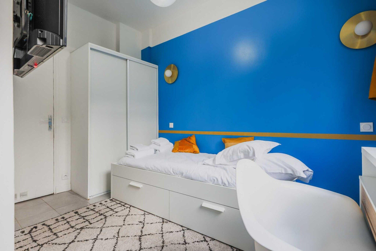 Bedroom 3, Cosy Studio - Belleville, Paris