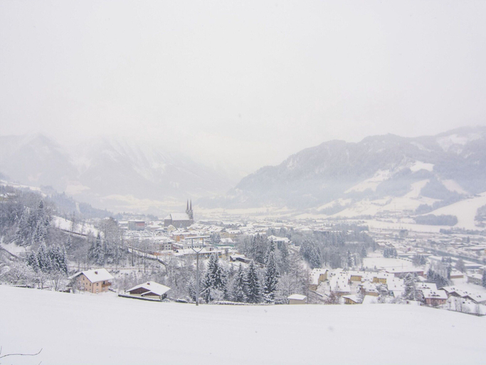 View from property 4, Farmhouse in St. Johann With Sauna, Sankt Johann im Pongau