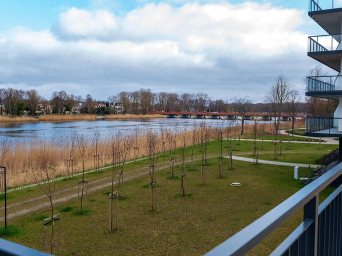 View from property 4, Holiday Studio for 3 People, Dziwnow, Kamień