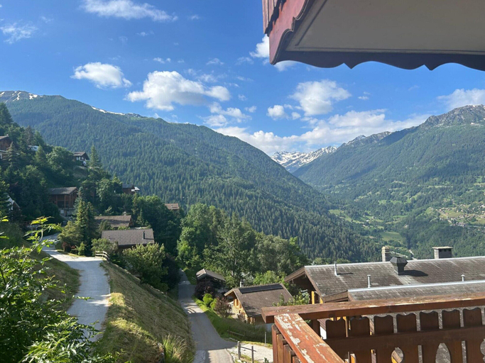 View from property 5, Gracious Apartment With Patio in Hills, Conthey