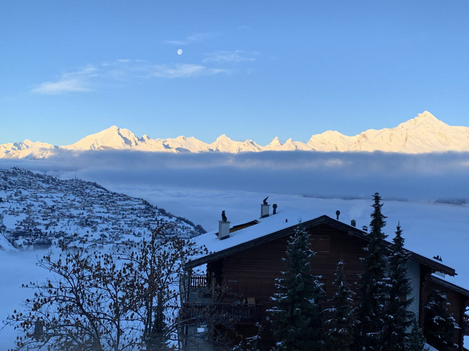 View from property 5, Apartment With Free Shuttle, Conthey