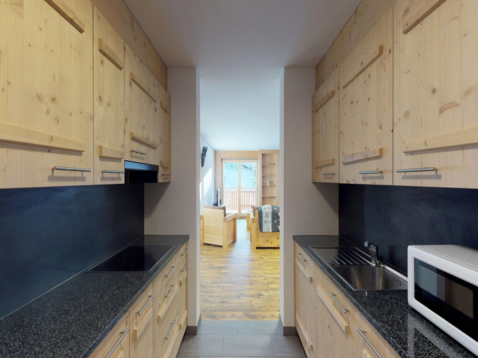 Private kitchen 2, Luxury Apartment With View, Conthey